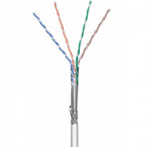 93274; Wire; SF/UTP; 5e; stranded; CCA; 4x2x26AWG; PVC; grey; 100m; Goobay
