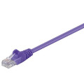 95228; Patch cord; U/UTP; 5e; stranded; CCA; PVC; violet; 2m; 26AWG; Goobay
