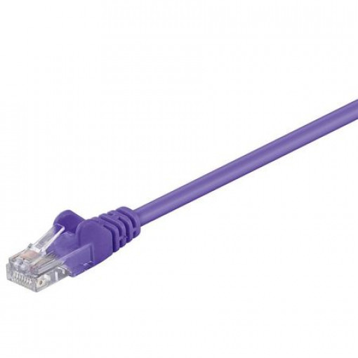 95228; Patch cord; U/UTP; 5e; stranded; CCA; PVC; violet; 2m; 26AWG; Goobay