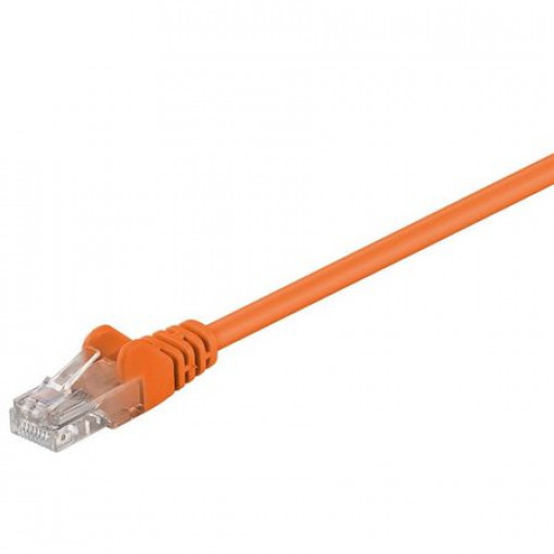 95227; Patch cord; U/UTP; 5e; stranded; CCA; PVC; orange; 2m; 26AWG; Goobay