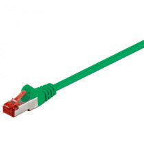 68293; Patch cord; S/FTP; 6; stranded; Cu; LSZH; green; 7.5m; halogen free; Goobay