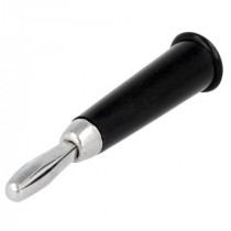 ; Plug; 4mm banana; 60VDC; black; non-insulated; Max.wire diam: 5mm;  ; Plug; 4mm banana; 60VDC; black; non-insulated; Max.wire diam: 5mm;