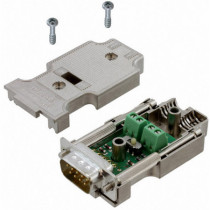 SUBCON-PLUS-PROFIB/AX/SC 2744380; D-Sub; PIN: 9; straight; screw terminal; for cable; Type: Profibus; PHOENIX CONTACT
