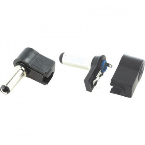 ; Plug; DC supply; female; 5,5/2,5mm; 5.5mm; 2.5mm; for cable; 14mm; 