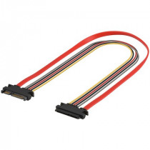 VSLSATADP/.03.TT; Vads SATA Data un Power spraudnis uz ligzdu taisnu 0.3m VSLSATADP/.03.TT; Vads SATA Data un Power spraudnis uz ligzdu taisnu 0.3m