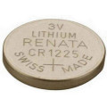CR1225 B1; Battery: lithium; 3V; CR1225,coin; Batt.no: 1; Ø12x2.52mm; 48mAh; RENATA CR1225 B1; Battery: lithium; 3V; CR1225,coin; Batt.no: 1; Ø12x2.52mm; 48mAh; RENATA
