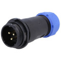 SP2111/P3 II 1N; SP21; plug; male; PIN: 3; IP68; 7÷12mm; soldering; for cable; 500V; WEIPU SP2111/P3 II 1N; SP21; plug; male; PIN: 3; IP68; 7÷12mm; soldering; for cable; 500V; WEIPU