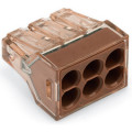 TERMQ15/4.6.773; Klemme 1.5-4.0mm² 6poli self-locking 32A/400VAC Wago 773-606