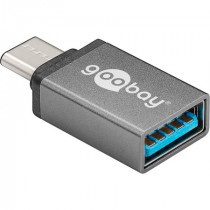 AK-AD-54; Adapter; OTG,USB 3.1; USB A socket,USB C plug; nickel plated; AKYGA AK-AD-54; Adapter; OTG,USB 3.1; USB A socket,USB C plug; nickel plated; AKYGA
