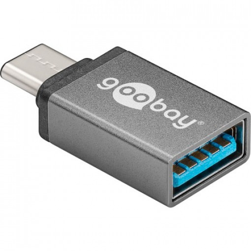 AK-AD-54; Adapter; OTG,USB 3.1; USB A socket,USB C plug; nickel plated; AKYGA AK-AD-54; Adapter; OTG,USB 3.1; USB A socket,USB C plug; nickel plated; AKYGA