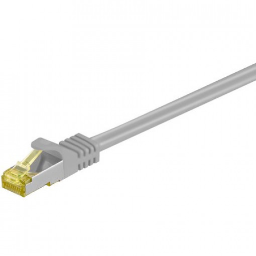 VSSM88/.025S7F.GYCH; Līnijvads RJ45 spr. S/FTP PiMF 0.25m pelēks LSZH CAT7 Cu AWG26 600MHz VSSM88/.025S7F.GYCH; Līnijvads RJ45 spr. S/FTP PiMF 0.25m pelēks LSZH CAT7 Cu AWG26 600MHz