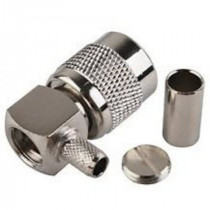 TNC.H155.SCR90; TNC spraudnis CRIMP uz H155 kabeli 90°leņķī TNC.H155.SCR90; TNC spraudnis CRIMP uz H155 kabeli 90°leņķī