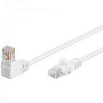 94164; Patch cord; U/UTP; 5e; stranded; CCA; PVC; white; 2m; 26AWG; Goobay