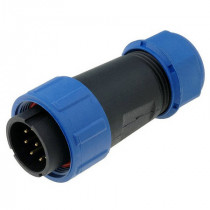 SP2110/P9 II 1N; SP21; plug; male; PIN: 9; IP68; 7÷12mm; soldering; for cable; 500V; WEIPU