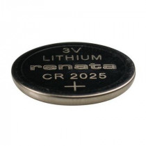 CR2025; Battery: lithium; 3V; CR2025,coin; Batt.no: 1; Ø20x2.5mm; 165mAh; RENATA