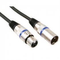 VSLXLR3/.M10.HQP; Vads XLR 3pin spraudnis/ligzda 10m HQPower