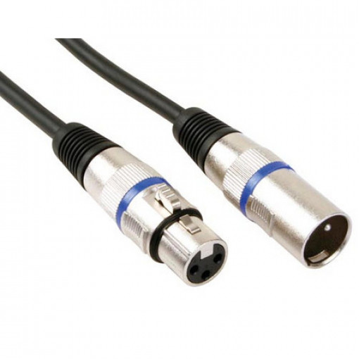 VSLXLR3/.M10.HQP; Vads XLR 3pin spraudnis/ligzda 10m HQPower