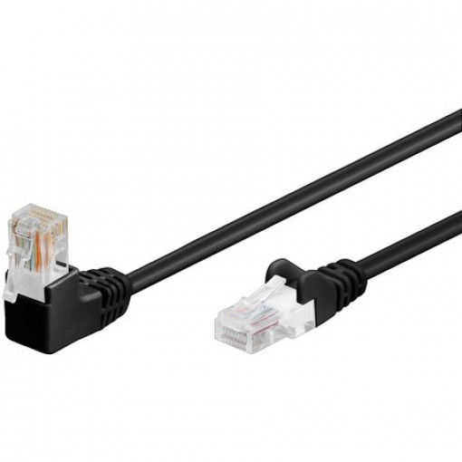 94174; Patch cord; U/UTP; 5e; stranded; CCA; PVC; black; 5m; 26AWG; Goobay