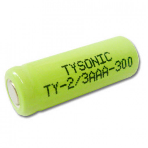 ; Re-battery: Ni-MH; 2/3AAA,2/3R3; 1.2V; 400mAh; Ø10.5x28.5mm; 