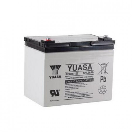 REC36-12I; Re-battery: acid-lead; 12V; 36Ah; AGM; maintenance-free; YUASA