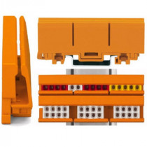 TERMQDIN.2273/8; Terminālu 2273 sērijas DIN turētājs WAGO ar konektoriem 3x2273-208