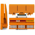 TERMQDIN.2273/5; Terminālu 2273 sērijas DIN turētājs WAGO ar konektoriem 3x2273-205