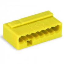 TERMQ03/05.8.243YL; Mikro-termināls 0.3-0.5mm² 8poli 0.6-0.8mm 22-20AWG 6A/100V Wago 243-508 dzelten TERMQ03/05.8.243YL; Mikro-termināls 0.3-0.5mm² 8poli 0.6-0.8mm 22-20AWG 6A/100V Wago 243-508 dzelten
