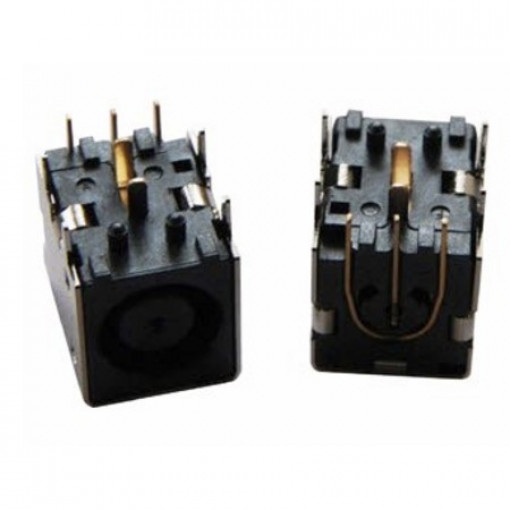 PC74.50.LPCB.DELL/HP; DC ligzda 7.4/5.0mm un PIN lodējama platē HP/Dell 12x10x12.5mm 9pin