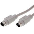 C-PS2WW/5; Cable; PS/2 plug,both sides; Len: 5m; connection 1: 1; shielded; BQ CABLE