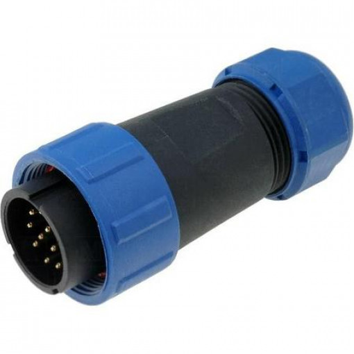 SP2110/P12 II 1N; SP21; plug; male; PIN: 12; IP68; 7÷12mm; soldering; for cable; 400V; WEIPU