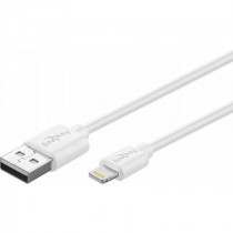40909; Cable; USB 2.0; USB A plug,Apple Lightning plug; 3m; white; Goobay 40909; Cable; USB 2.0; USB A plug,Apple Lightning plug; 3m; white; Goobay