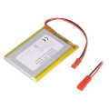 LP675568; Re-battery: Li-Po; 3.7V; 3500mAh; cables; 7.2x55.5x68.5mm; CELLEVIA BATTERIES