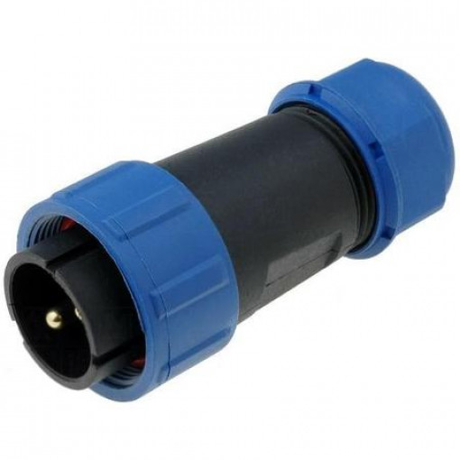 SP2110/P2 II 1N; SP21; plug; male; PIN: 2; IP68; 7÷12mm; soldering; for cable; 500V; WEIPU