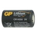 CR14250 GP  1/2AA 3,0V; Battery: lithium; 3V; 1/2AA; Ø14.3x25mm; 800mAh; non-rechargeable; GP