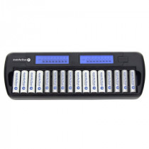 BCUA.1616.NC1600; Univ. AA,AAA lād. 16kanālu lādētājs NC-1600 everActive