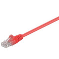 68389; Patch cord; U/UTP; 5e; stranded; CCA; PVC; red; 7.5m; 26AWG; Goobay