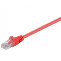 68389; Patch cord; U/UTP; 5e; stranded; CCA; PVC; red; 7.5m; 26AWG; Goobay