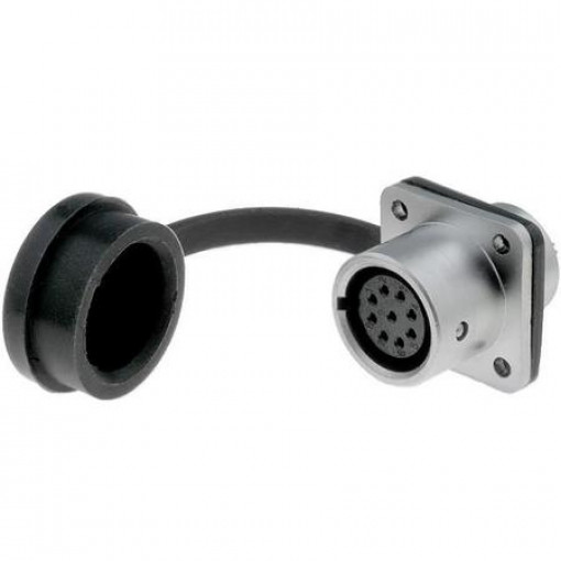 SF1213/S9; SF12; socket; female; PIN: 9; IP67; 3A; soldering; 125V; 0.75mm2; WEIPU