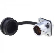 SF1213/P9; SF12; socket; male; PIN: 9; IP67; 3A; soldering; 125V; 0.75mm2; WEIPU