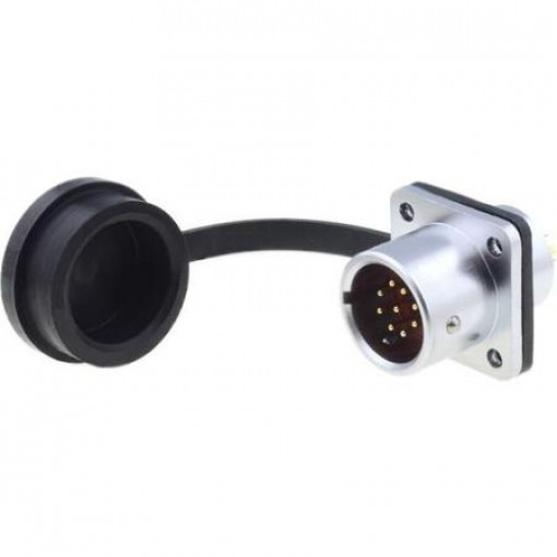 SF1213/P9; SF12; socket; male; PIN: 9; IP67; 3A; soldering; 125V; 0.75mm2; WEIPU