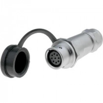 SF1211/S9I; SF12; plug; female; PIN: 9; IP67; 4÷6.5mm; 3A; soldering; for cable; WEIPU