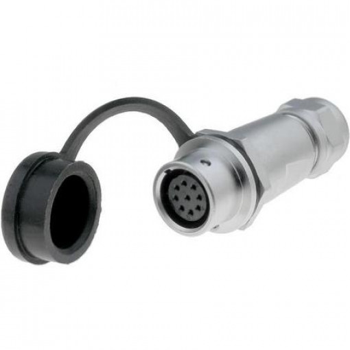 SF1211/S9I; SF12; plug; female; PIN: 9; IP67; 4÷6.5mm; 3A; soldering; for cable; WEIPU