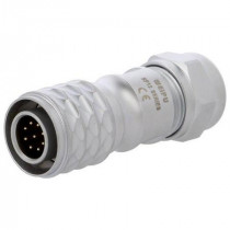 SF1210/P9II; SF12; plug; male; PIN: 9; IP67; 5÷8mm; 3A; soldering; for cable; 125V; WEIPU