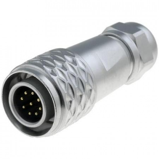 SF1210/P9I; SF12; plug; male; PIN: 9; IP67; 4÷6.5mm; 3A; soldering; for cable; WEIPU
