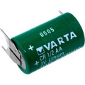 6127 201 301; Battery: lithium; 3V; 1/2AA,1/2R6; 3pin,positive pole:  2pin; VARTA MICROBATTERY