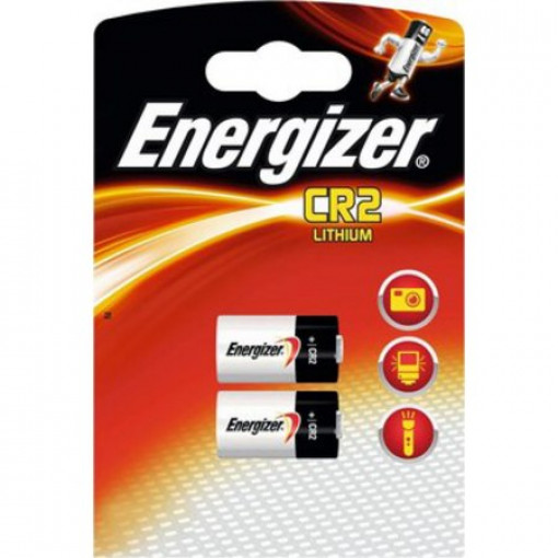 PHOTO CR2 B2; Battery: lithium; 3V; CR2; PHOTO; Batt.no: 2; Ø16x27mm; ENERGIZER