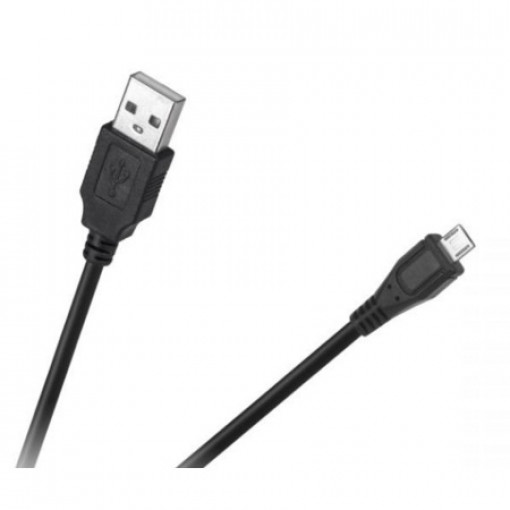 VSSUQB/UA.15BK; Vads USB mikro B-tips / USB A spraudņi, 1.50m