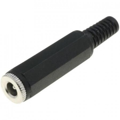 ; Plug; DC supply; male; 5,5/2,1mm; 5.5mm; 2.1mm; straight; 