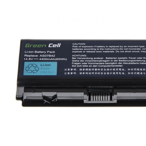AC05 : Green Cell Battery for Acer Aspire 5520 AS07B31 AS07B32 / 14,4V 4400mAh; Green Cell