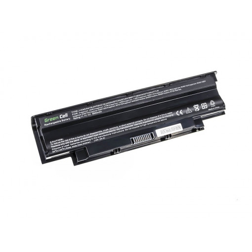 DE02D : Green Cell Battery for Dell Inspiron N3010 N4010 N5010 13R 14R 15R J1 (bottom) / 11,1V 6600mAh; Green Cell